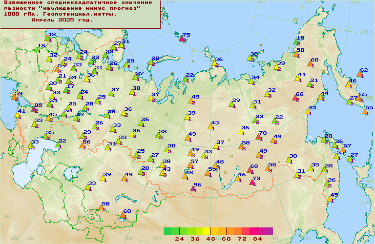 ���������� ������������������ �������� '����������-�������' ��� ������������� � ���� 1000-100 ���