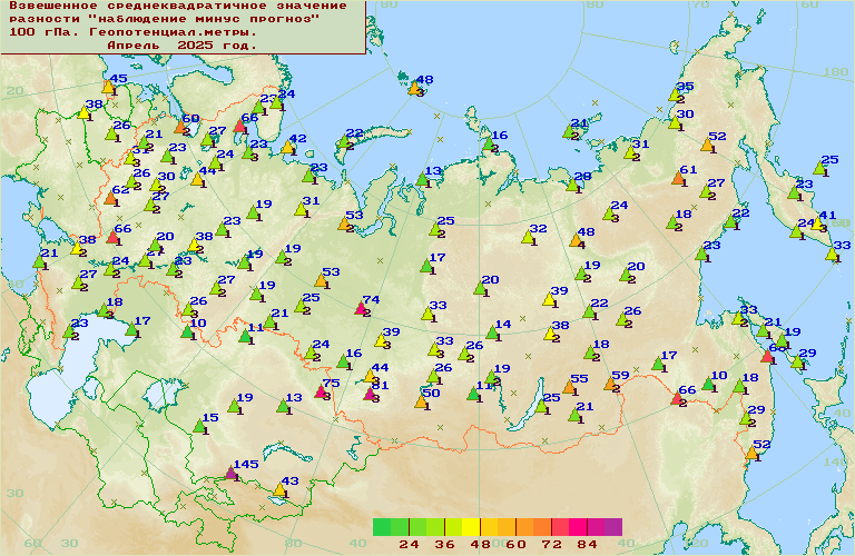 ���������� ������������������ �������� '����������-�������' ��� ������������� � ���� 1000-100 ���