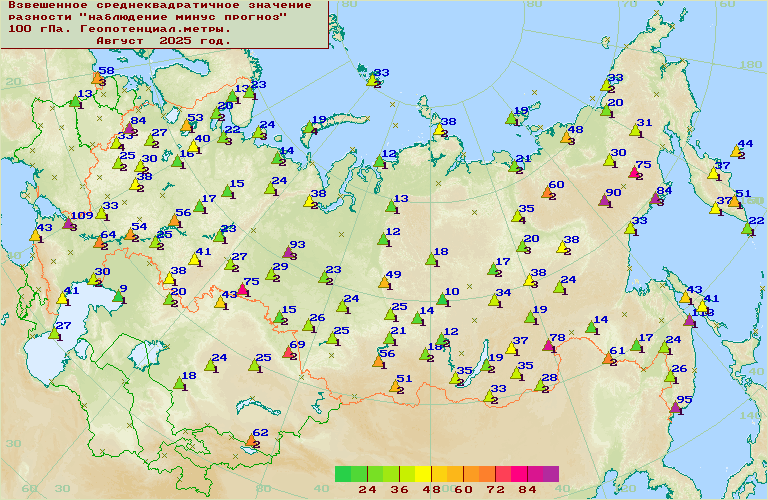 ���������� ������������������ �������� '����������-�������' ��� ������������� � ���� 1000-100 ���