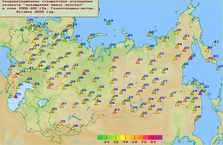 ���������� ������������������ �������� '����������-�������' ��� ������������� � ���� 1000-100 ���