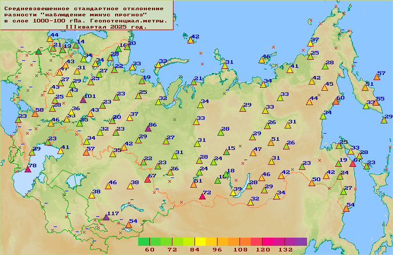 ���������� ������������������ �������� '����������-�������' ��� ������������� � ���� 1000-100 ���